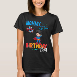 Camiseta Superhéroe cumpleaños Personalizado colorido