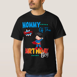 Camiseta Superhéroe cumpleaños Personalizado colorido