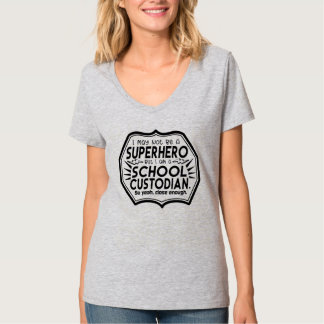 Camiseta Superhéroe Custodian