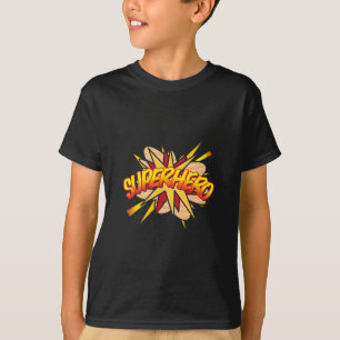 Camiseta SUPERHÉROE de arte pop de cómic