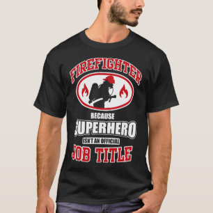 Camiseta Superhéroe de bomberos