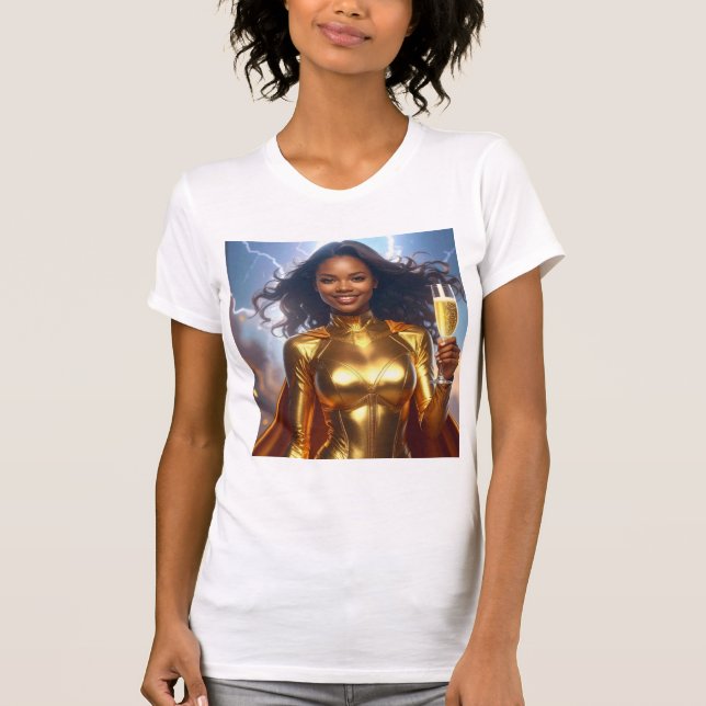 Camiseta Superhéroe de cumpleaños y aniversario (Anverso)