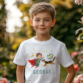 Camiseta Superhéroe de Guay y niños superperros