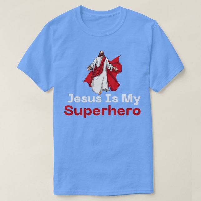 Camiseta Superhéroe de Jesús (Diseño del anverso)