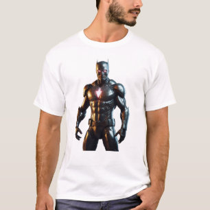 Camiseta Superhéroe de manipulación metalizado