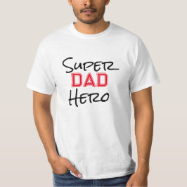 Camiseta Superhéroe del día del padre