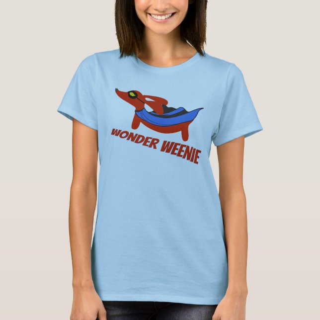 Camiseta Superhéroe del perro Wonder (Anverso)