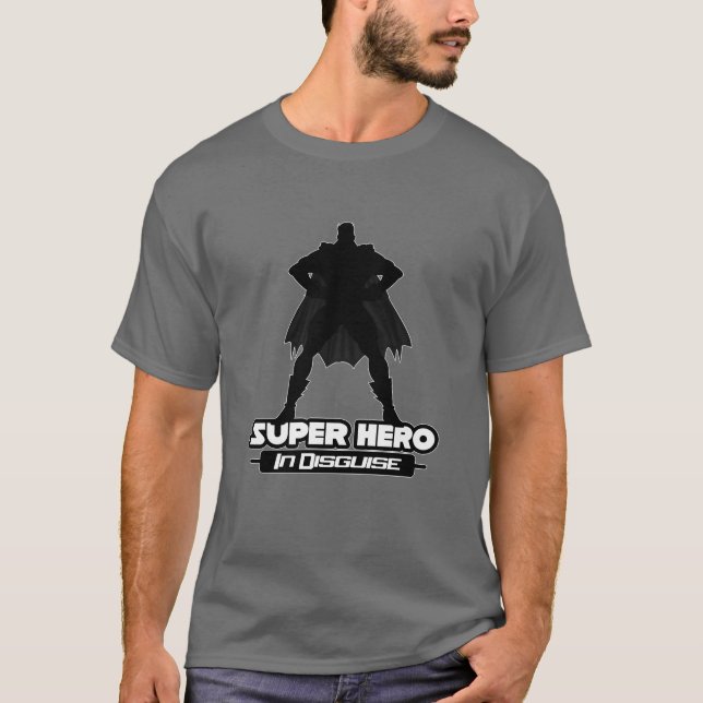 Camiseta Superhéroe disfrazado (Anverso)