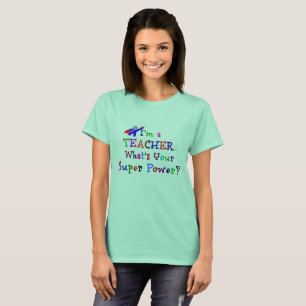 Camiseta Superhéroe docente/superpoder