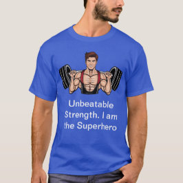 Camiseta Superhéroe: Fuerza insuperable