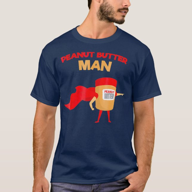 Camiseta Superhéroe gracioso de cacahuete (Anverso)