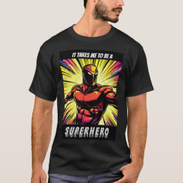 Camiseta Superhéroe inspirador Tee 8