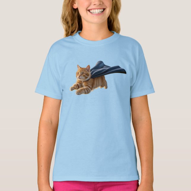 Camiseta Superhéroe Naranja Atractivo (Anverso)
