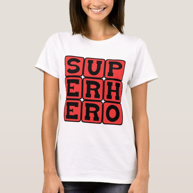 Camiseta Superhéroe, protagonista de cómic (Anverso)