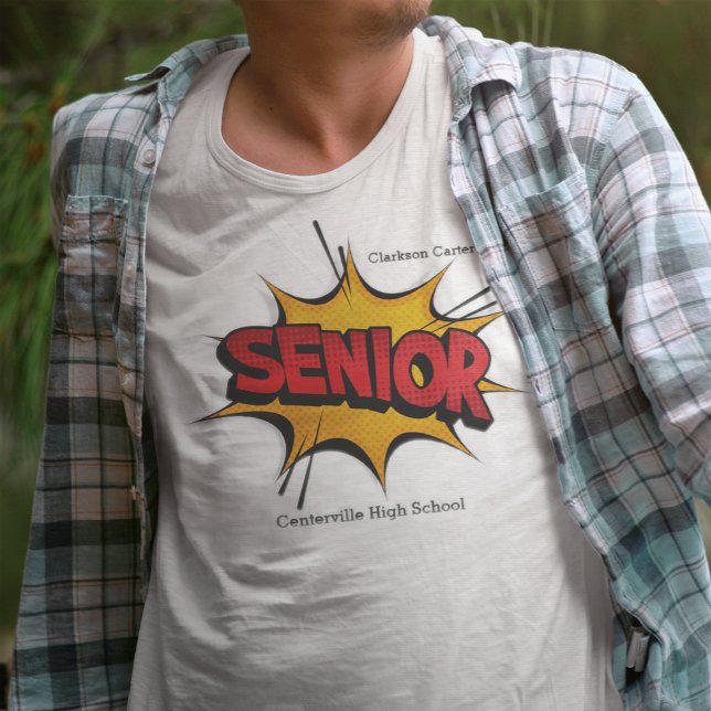 Camiseta Superhéroe Senior (Subido por el creador)