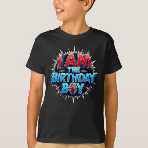 Camiseta Superhéroe Spider Web Tee Perfect Birthday Boy Gif
