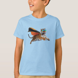 Camiseta Superhéroe Tigre Divertido