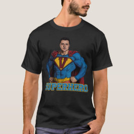 Camiseta Superhéroe Volodymyr Zelenskyy con traje de superh