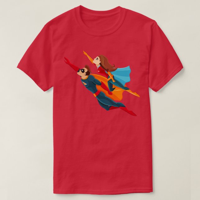 Camiseta Superhéroes (Diseño del anverso)