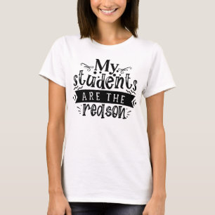 Camiseta Superhéroes docentes estudiantes son la razón por 