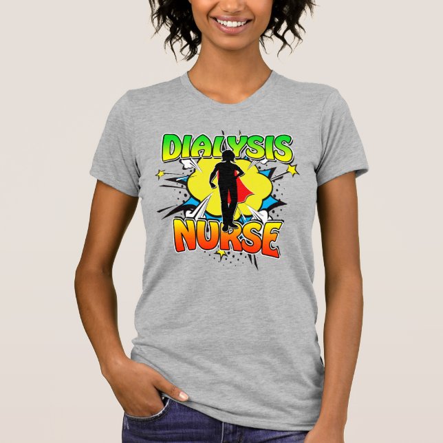 Camiseta Superhéroes superhéroes de la diálisis de superhér (Anverso)