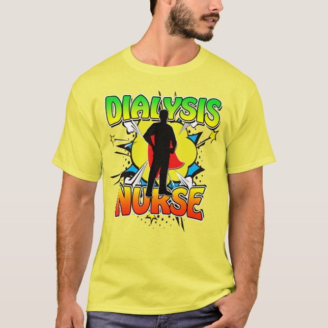 Camiseta Superhéroes superhéroes de la superheroína diálisi (Anverso)