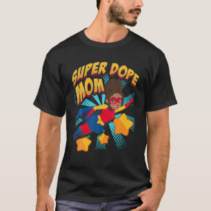 Camiseta Superheroína africana norteamericana mamá negra ne