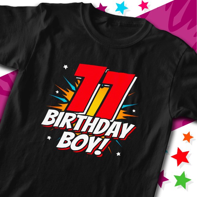 Camiseta Superheroína de 11 años niño cumpleaños 11 cumplea (Subido por el creador)