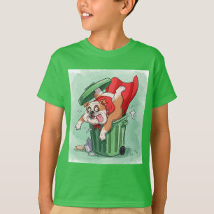 Camiseta Superheroína en lata de basura de Natasha Us