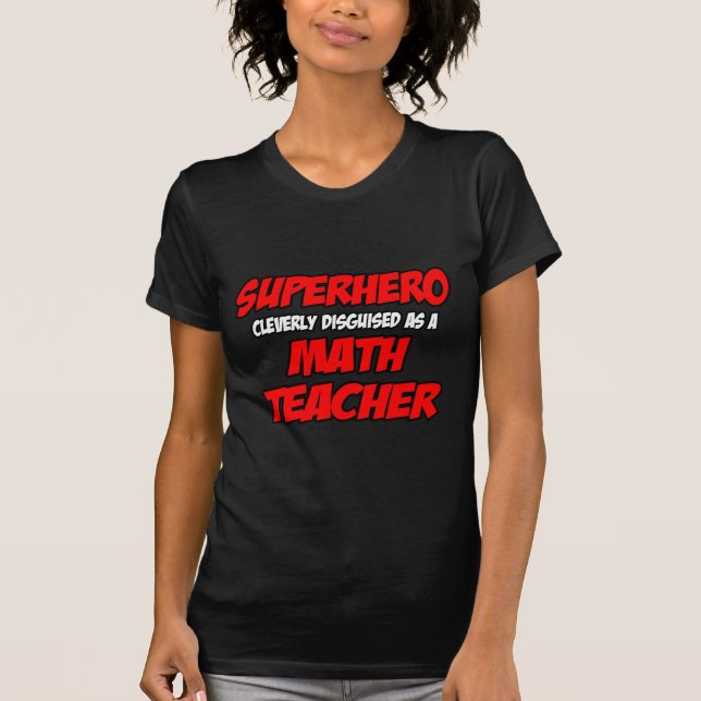 Camiseta Superheroína... Maestra (Anverso)