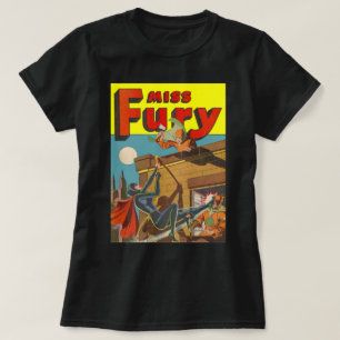Camiseta Superheroína valiente y feroz: la furia de la seño