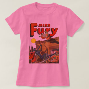 Camiseta Superheroína valiente y feroz: la furia de la seño