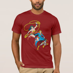 Camiseta Superheroínas saltan