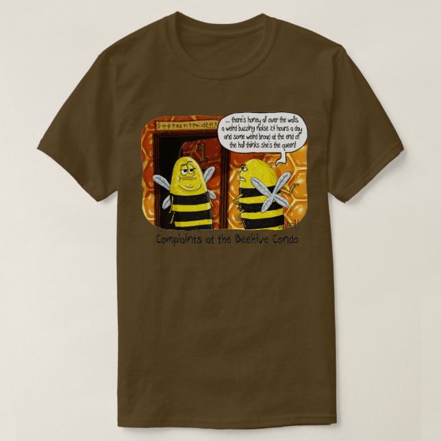 Camiseta Superintendente de Bee Hive Condo (Diseño del anverso)