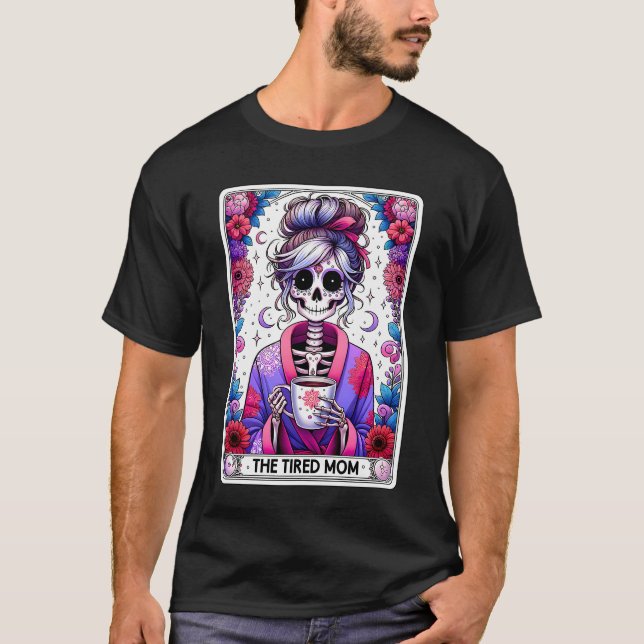 Camiseta superior de la tarjeta Tarot divertida de (Anverso)