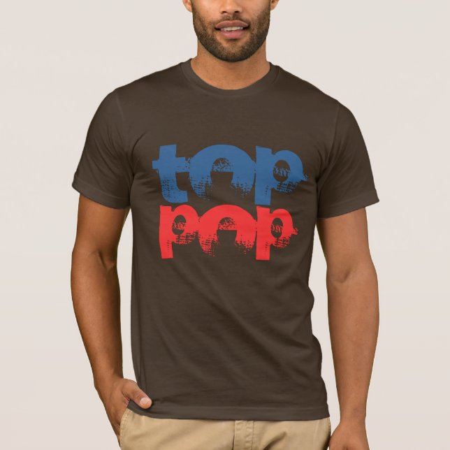 Camiseta SUPERIOR del día de padre del POP (Anverso)