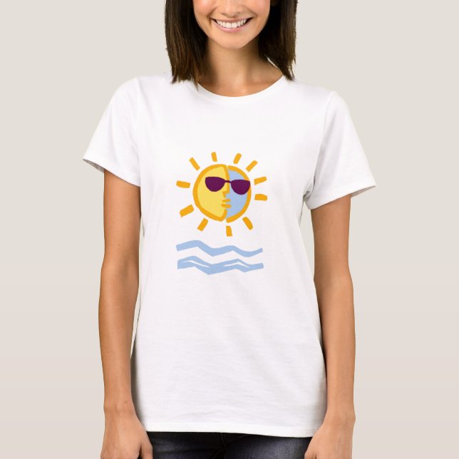 Camiseta Superior del tanque Summer Sunrise (Anverso)