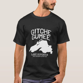 Camiseta Superior Gran Lago Gitche Gumee Apparthlagos Gif