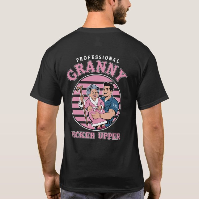 Camiseta superior para recolector de granjas profe (Reverso)