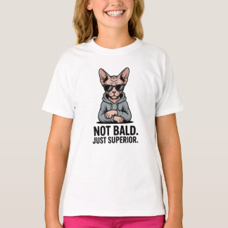 Camiseta Superior Sphynx Cat Sarcastic Attitude Art