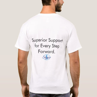 Camiseta “Superior Support for Every Step Forward.”