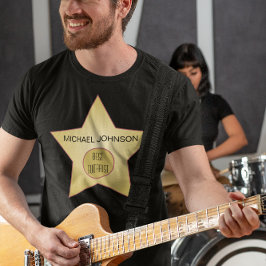 Camiseta Superlativo de la estrella de oro de Hollywood