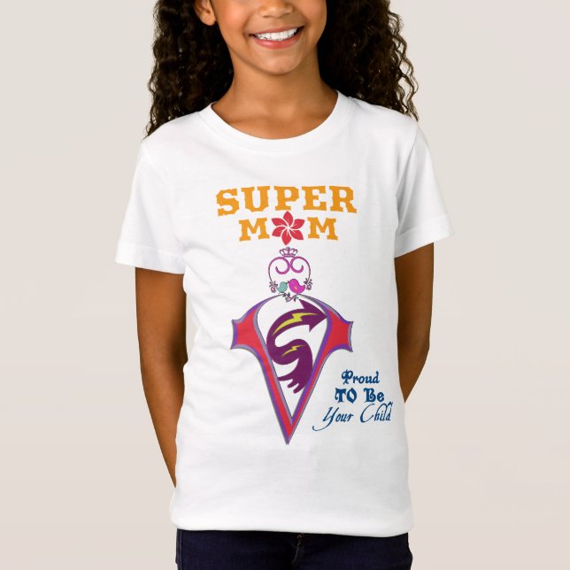 Camiseta supermamá (Anverso)
