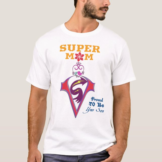 Camiseta supermamá (Anverso)