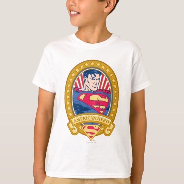 Camiseta Superman American Hero (Anverso)