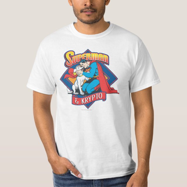 Camiseta Superman con Krypto (Anverso)