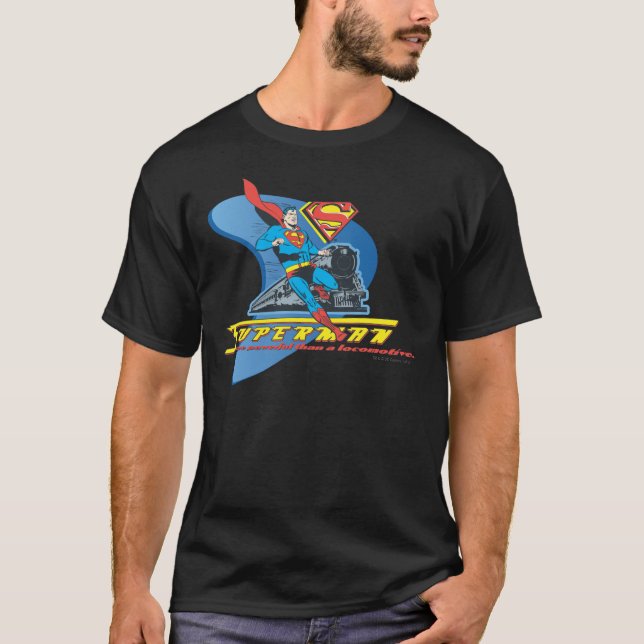 Camiseta Superman con tren - Color (Anverso)
