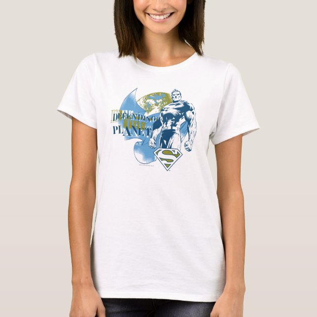 Camiseta Superman | Defender el planeta (Anverso)