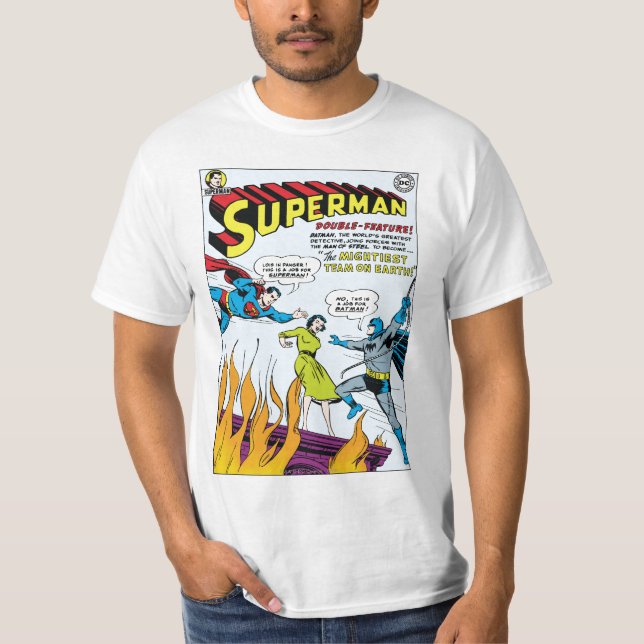 Camiseta Superman (doble rasero con Batman) (Anverso)