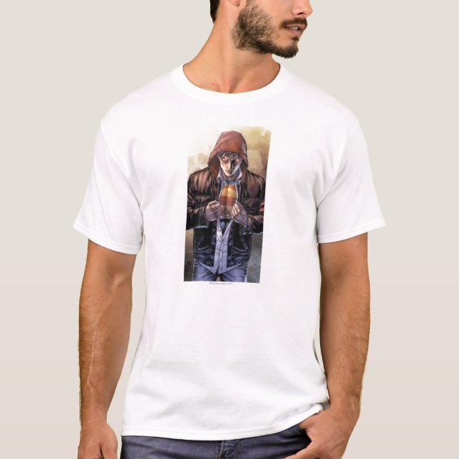 Camiseta Superman Earth Cover - Color (Anverso)